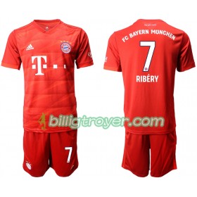 Billige Fotballdrakter FC Bayern München RIBERY 7 Barn Hjemmedraktsett 2019/20 Kortermet